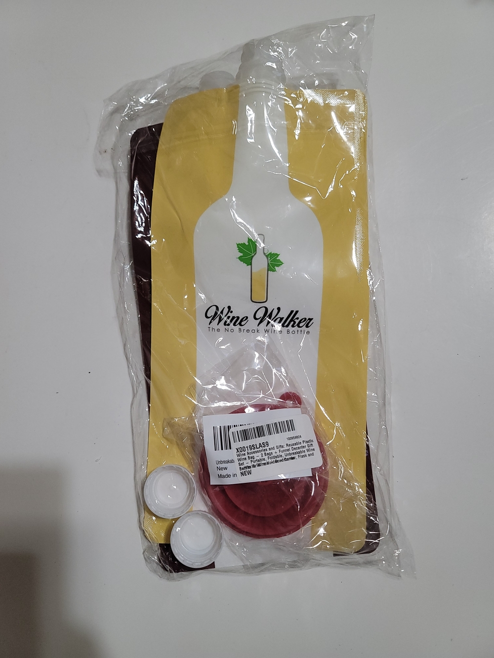 No-Break Wine Bottle New
